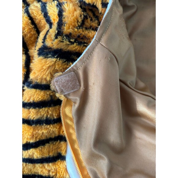 Tiger Full Zip up Fleece Halloween Costume Onesie with Hood Size 2T-3T - Picture 8 of 8